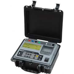 Digital earth tester